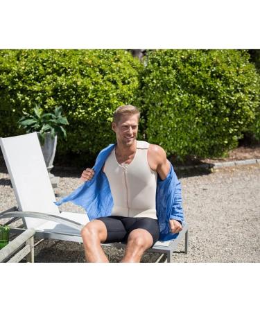 MARENA Recovery Men's Compression Vest - Black Medium | Post-Surgical Support - Buy Online on GoSupps.com
