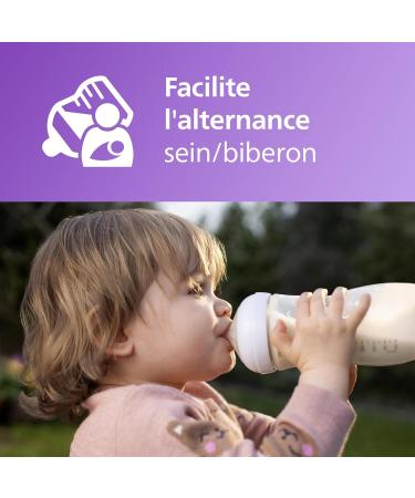 Philips Avent Natural Response 330 ml Baby Bottle Flow 4 (3 months and up) SCY906/11 - Buy Online on GoSupps.com