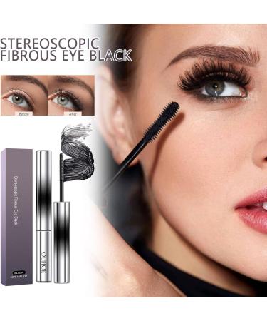 Mascara 3D Curling Eyelash Iron Mascara Waterproof Longue Dur e pour Extensions de Cils Volume Longue Dur e Anti-Taches (Black 3PC) - Buy Online on GoSupps.com
