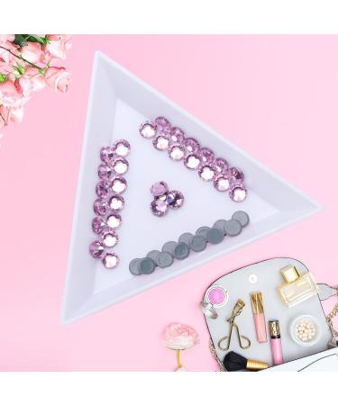 Jollin Hot Fix Crystals SS16 Flat Back Rhinestones - 576pcs Pink Glitter Stones for Nail Art | Premium Glass Gems - Buy Online on GoSupps.com