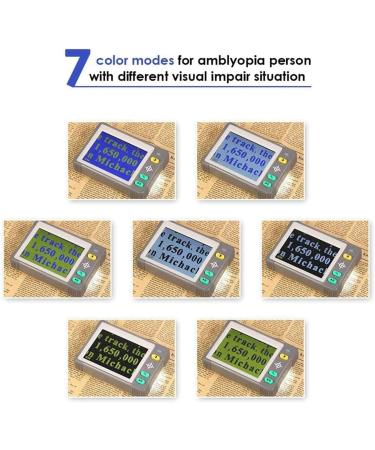 Electronic Reading Aid Digital Magnifier 3.5 Inch Portable Digital Magnifier 3X-15X HDMI Connected to HDTV Handheld Digital Magnifier - Buy Online on GoSupps.com