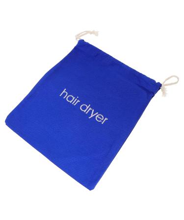 Uonlytech Black Travel Toiletry & Makeup Bag - Versatile Hair Dryer & Drawstring Backpack for Home & Travel - Buy Online on GoSupps.com