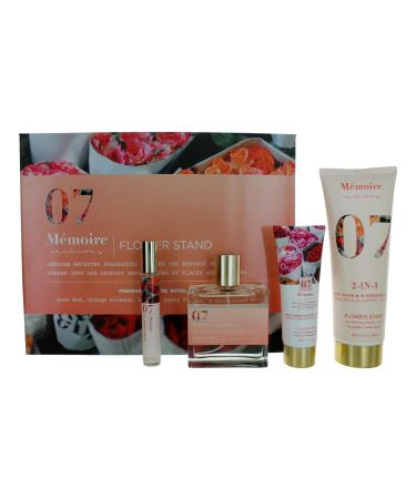 Memoire Archives Flower Stand 4 Piece Gift Set for Unisex