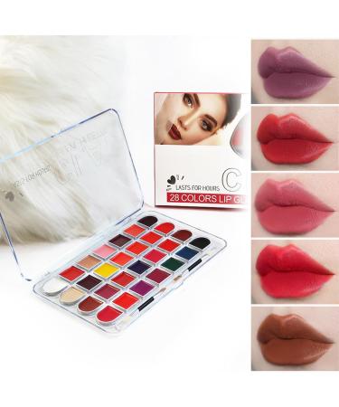 Makeup Palette Eye Palette 28 Colours Water-Resistant Long-Lasting Makeup with Lip Gloss and Blush for Women and Teens - Buy Online on GoSupps.com