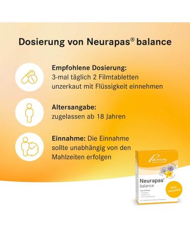 Neurapas Balance - 60 Tablets | Natural Antidepressant with St. John's Wort Passion Flower & Valerian for Mood Enhancement Relaxation & Calmness - Ideal for Mild Depressive Moods - Buy Online on GoSupps.com