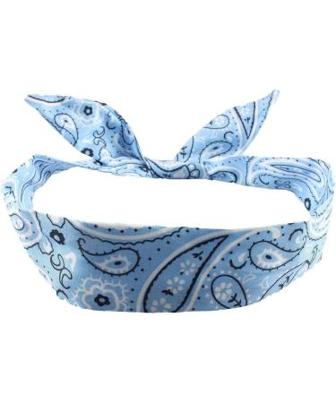 Lizzy Wired Hair Headband | Retro Rockabilly Adjustable Plain & Printed Wire Headbands Hair Accessory Head Wrap Vintage Various Colour & Designs - Buy Online on GoSupps.com