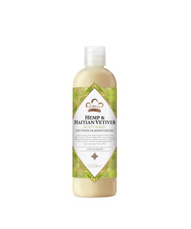 Nubian Heritage Body Wash Indian Hemp & Haitian Vetiver Cleanser for All Skin Types Made with Fair Trade Shea Butter  13 oz floral