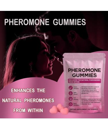 Yalei Pheromone Gummies for Women Charisma & Confidence & Social Vibe with Maca Beetroot Fenugreek Slippery Elm Parsley & L-Arginine Sugar Free Strawberry Flavor - Buy Online on GoSupps.com
