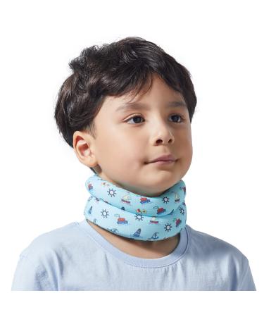 Willcom children neck bandage for neck pain Support foam pediatric break ruff for sleep adjustable youth neck support for whirlpools torticollis injury (XS) XS Kinder