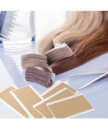 120 Double Sided Hair Extension Tape Tabs + Rat Tail Comb - Strong Adhesive Replacement Tapes - Stainless Steel Pintail Comb Included - Buy Online on GoSupps.com