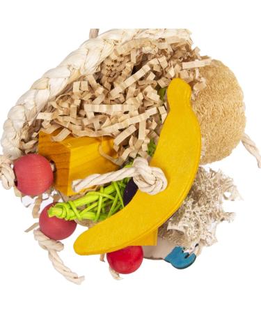 HappyBird Shred-Partyplate - Eco-Friendly Shredding Toy for Parakeets & Small Parrots | Best Bird Toys for Happy Birds - Buy Online on GoSupps.com