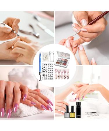 Solid Nail Gel | Gradient Sponge Kit for Nail Polish Artistic Gradient Manicure with Sponges and Metal Clip for Women and Girls Adults at Home - Buy Online on GoSupps.com