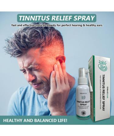 Tinnitus Relief Spray - Natural Herbal Blend Reduce Ear Noise Non-Steroidal & Chemical-Free | Pack of 2 - 1 Fl Oz Each - International Shipping - Buy Online on GoSupps.com