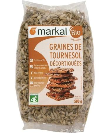 MARKAL Sunflower Seeds Hulled 500G Organic -