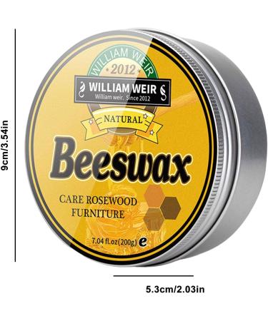 Wood Beeswax Polish | 7oz Natural Beeswax Paste - Waterproof Brighten Beeswaxing Furniture Polish Wood Floor Polish for Home Liangyan - Buy Online on GoSupps.com