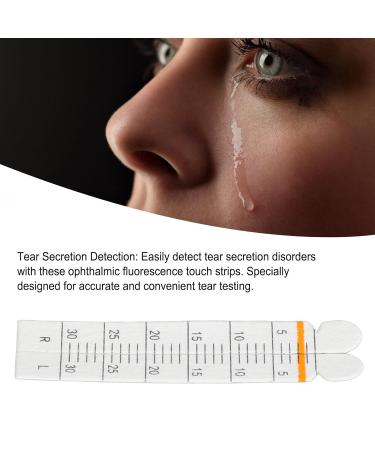 Ophthalmological Fluorescence Test Strips for Tear Secretion Disorders - Non-Invasive 10 Packs | Home Use - Buy Online on GoSupps.com