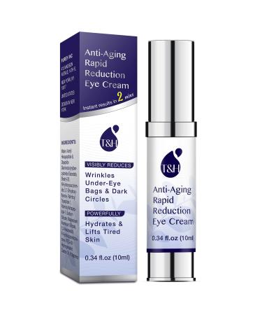 Anti-Aging Rapid Reduction Eye Cream, Visibly and Instantly Reduces Wrinkles, Under-Eye Bags, Dark Circles in 120 Seconds, Hydrates & Lifts Skin (Rapid Anti-Aging Cream (10 mL)