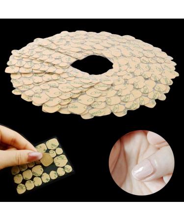 Waterproof Nail Glue Stickers for Press on Nails Clear Super Strong Solid Nail Adhesive Tabs for Press ons Double Side Flexible 600 pcs Sticky Jelly Tapes for Fake False Nails Kids Women 25 Sheets