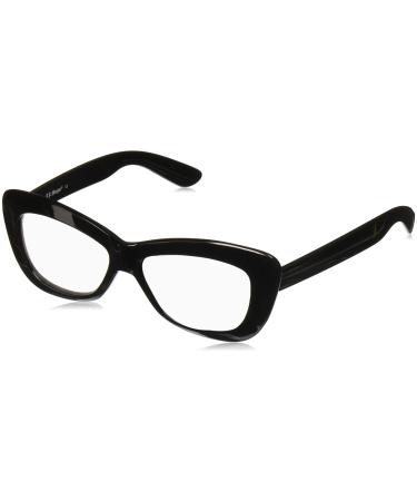 A.J. Morgan womens Crushed Reading Glasses Black 2.5 US