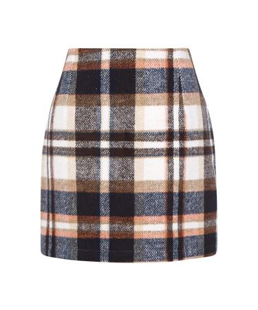 Skirts chiffon maxirock boho skirts long short skater rock for women elastic waist beach rock winter plate skirt winter skirt mini beach rock mini skirt basic brown l