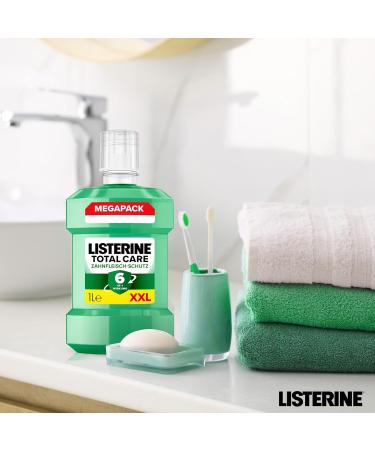 Buy Listerine Total Care Mouthwash 1000ml - 6 in 1 Protection Antibacterial Gum Care & 24h Fresh Breath - International Shipping Available - Buy Online on GoSupps.com
