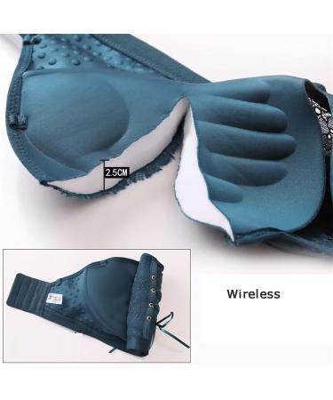 Buy XWSM Courseless Push-Up Bra for Women - Invisible Bandeau Tube Top Bralette in Blue - Buy Online on GoSupps.com