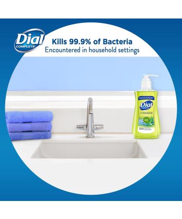 Dial Antibacterial Hand Soap with Moisturizing Aloe | 7.5 oz, Pack of 4 - Buy Online on GoSupps.com