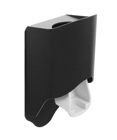 Alipis 2sets extruder punch for space-saving home-rack wall automatically mounted black squeezer tools toothbrush extrude on the wall fastened bathroom face blackx2st 11.6x6x5cmx2pcs