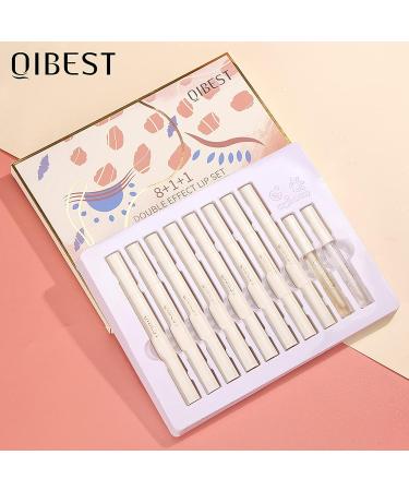 Skynest 8Pcs Matte Lipstick and Lip Liner Pens + 2Pcs Lip Oil Set - Waterproof, High Pigmented Lip Gloss Makeup Gift Set - Buy Online on GoSupps.com