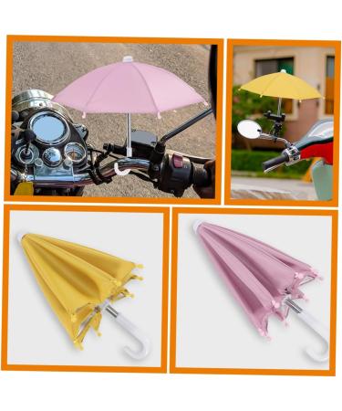 Buy Mobestech Waterproof Cell Phone Holder & Mini Umbrella for Bikes Sun & Rain Protection 27x27cm Assorted Colors - Buy Online on GoSupps.com