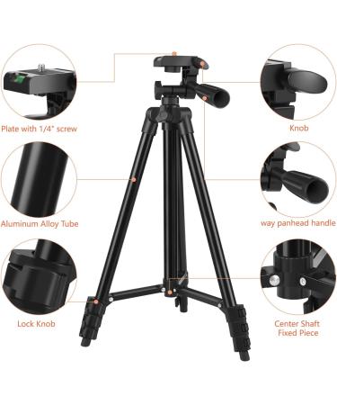 UEGOGO Phone Tripod with Remote Shutter | Universal Clip for iPhone/Android/Sport Camera | Ideal for Video Recording/Selfies/Live Stream/Vlogging - Buy Online on GoSupps.com