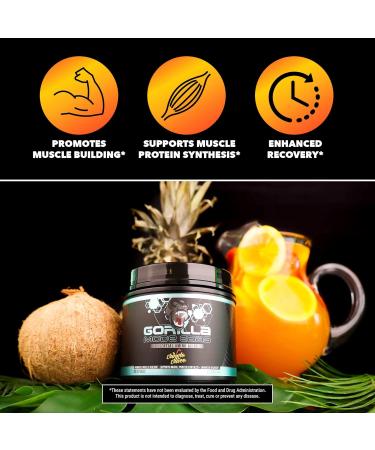 Gorilla Mode EAAs - Essential Amino Acids for Muscle Building & Recovery | 453g Jungle Juice - International Shipping Available - Buy Online on GoSupps.com