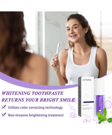 IJGD Purple Toothpaste - Color Corrector for Whiter Teeth | International Shipping - Buy Online on GoSupps.com