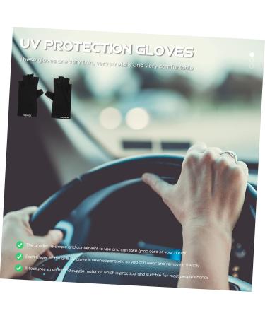 Ipetboom 1 Pair Nail Protection Gloves Mittens Nail Art Gloves Salon Nail Art Tools Manicure Tools Manicure Protective Accessory Salon Manicure Gloves Nylon Thin Section Miss Accessories - Buy Online on GoSupps.com