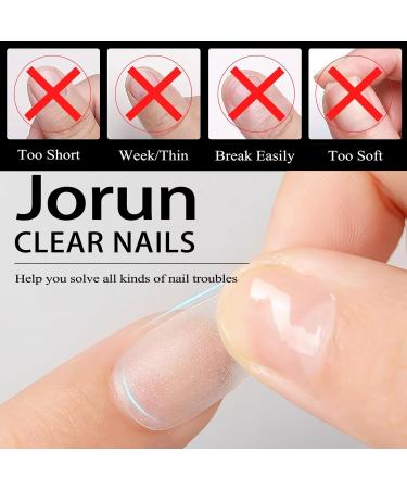 360PCS Clear Short Matte Coffin Nail Tips | Full Cover Double-Sided Frosted False Nails for Gel & Acrylic Extensions - 15 Sizes | No File Needed - 06-360pcs - Buy Online on GoSupps.com