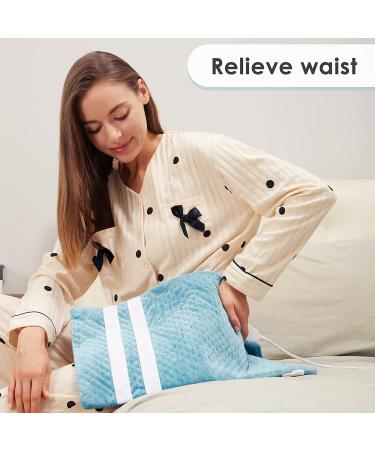 XL Heating Pad for Back, Shoulder, Muscle Pain Relief - Electric Heat Pad with Ultra Fast Moist & Dry Therapy - 8 Timers, 6 Heat Settings, Auto Shut Off - Size 12x24 - Buy Online on GoSupps.com