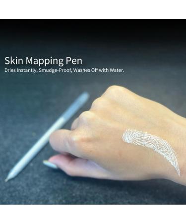 Professional Eyebrow Mapping Kit for Microblading - 9 Piece Set with Golden Ratio Caliper & Brow Razors - Buy Online on GoSupps.com