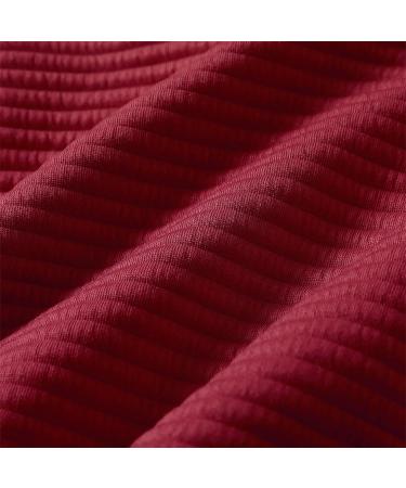 PatPat Toddler Hoodie | Solid Textured Hooded Sweatshirt for Boys & Girls | 4-5 Years | Burgundy - Buy Online on GoSupps.com
