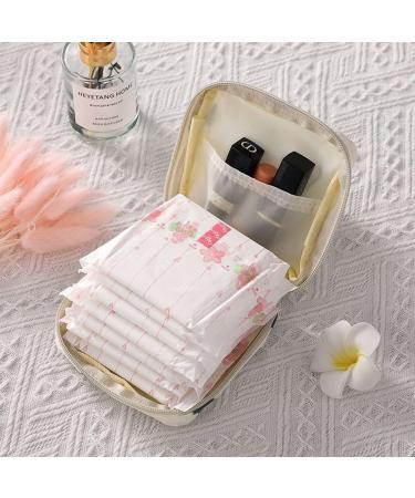 ZKGYUS Tampon Storage Bag - 2 Pieces Portable Zipper Bags for Menstruation | Stylish & Discreet Period Bags for Women & Girls - Buy Online on GoSupps.com