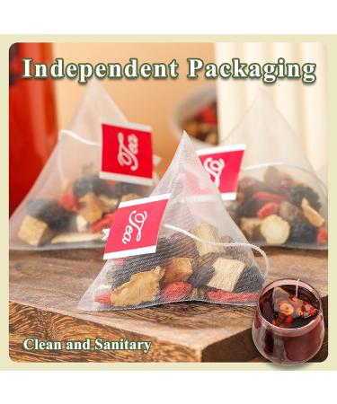 GXJIXf Ginseng Ten Treasure Tea Ginseng & Mulberry Herbal Tea ten organic herbal tea for Women & Men 60*bag2*pac - Buy Online on GoSupps.com