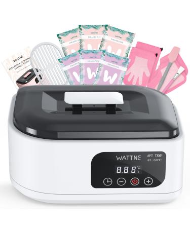 Wattne Machine cire de paraffine pour mains et pieds Kit hydratant avec minuterie automatique et contr le de pr cision de la temp rature bain de cire de paraffine pour l'arthrite soins de la