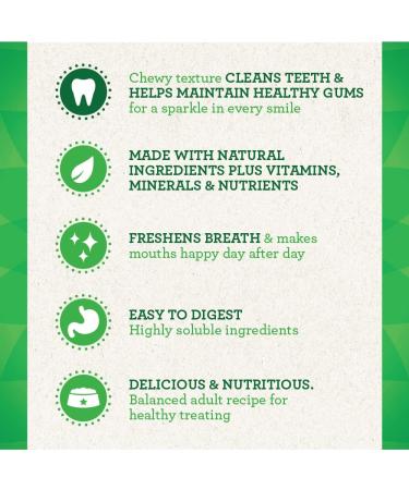 GREENIES Original Large Dog Dental Treats | Natural & Effective Dental Care for 50-100 lb Dogs - Buy Online on GoSupps.com