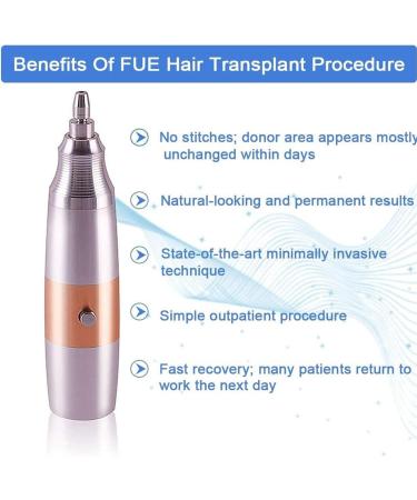 FUE Hair Follicle Extractor Hair Transplant Treatment Hair Follicles With Pedals Speed Mode 3 Speed Adjustment For Thicker Hair Regrowth Beauty Salon - Buy Online on GoSupps.com