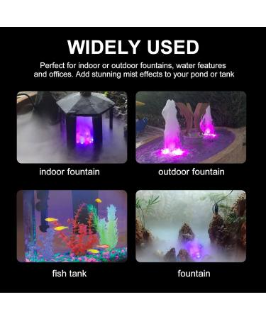 Niukuyu Mist Maker Indoor Fountain Mister Foggers Small Pond Fog Machine Atomizer Air Humidifier for Halloween Christmas - Buy Online on GoSupps.com