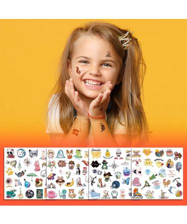Aresvns Temporary Tattoo for Kids - 400+ PCS Colorful Fake Tattoos for Boys and Girls | Waterproof and Non-Toxic | Easy to Remove - Ideal Kids Party Supplies and Gifts - Buy Online on GoSupps.com