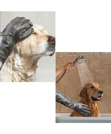 Buy Waterproof Bite-Proof Gloves for Handling Animals | 60cm Reinforced Leather Protection for Cats Dogs Lizards & More International Shipping Available - Buy Online on GoSupps.com