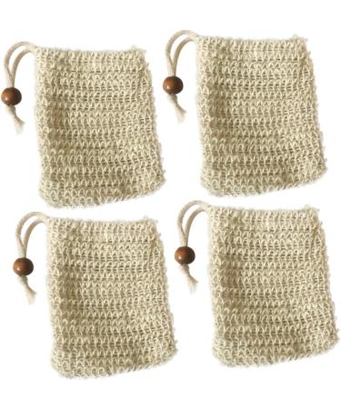 FOMIYES 8 Pcs Bubble Maker Bag Soap Holder Face Washing Bag Soap Storage Bag Foaming Net Facial Net 14x9.5cmx2pcs Light Yellowx2pcs - Buy Online on GoSupps.com