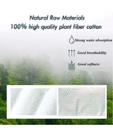 100 Count Ultra Soft Disposable Face Towel Washcloths - Lint-free Cotton Dry Wipes for Skin Care & Make-up Removal - Buy Online on GoSupps.com