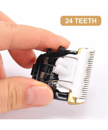 Karriter Grooming Ceramic Cutter Head Blade 40Mm 24 Teeth for Animal Clipper Trimmer - Buy Online on GoSupps.com