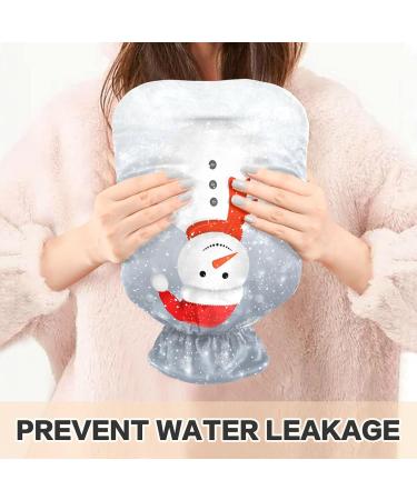 Mnsruu 2L Christmas Hot Water Bottle - Snowman Design | Perfect Gift for Women & Kids - Buy Online on GoSupps.com